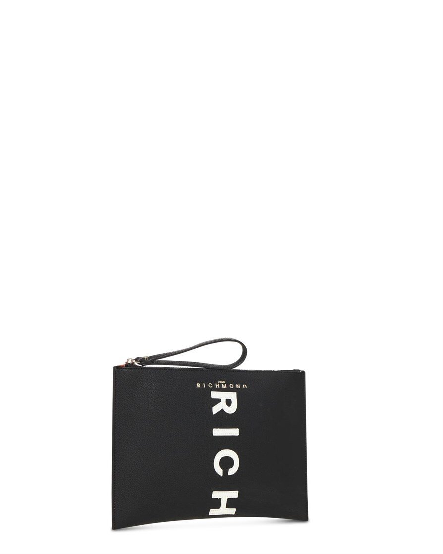 JOHN RICHMOND  Pochette Logo Ricamo Applicato Unisex |  JEK PIT