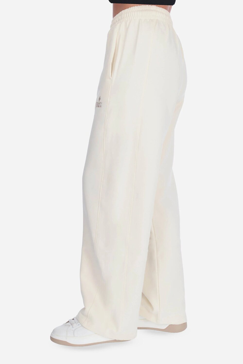 COUNTY OF MILAN - BURLON  Pantalone In Felpa Palazzo Donna |  JEK PIT