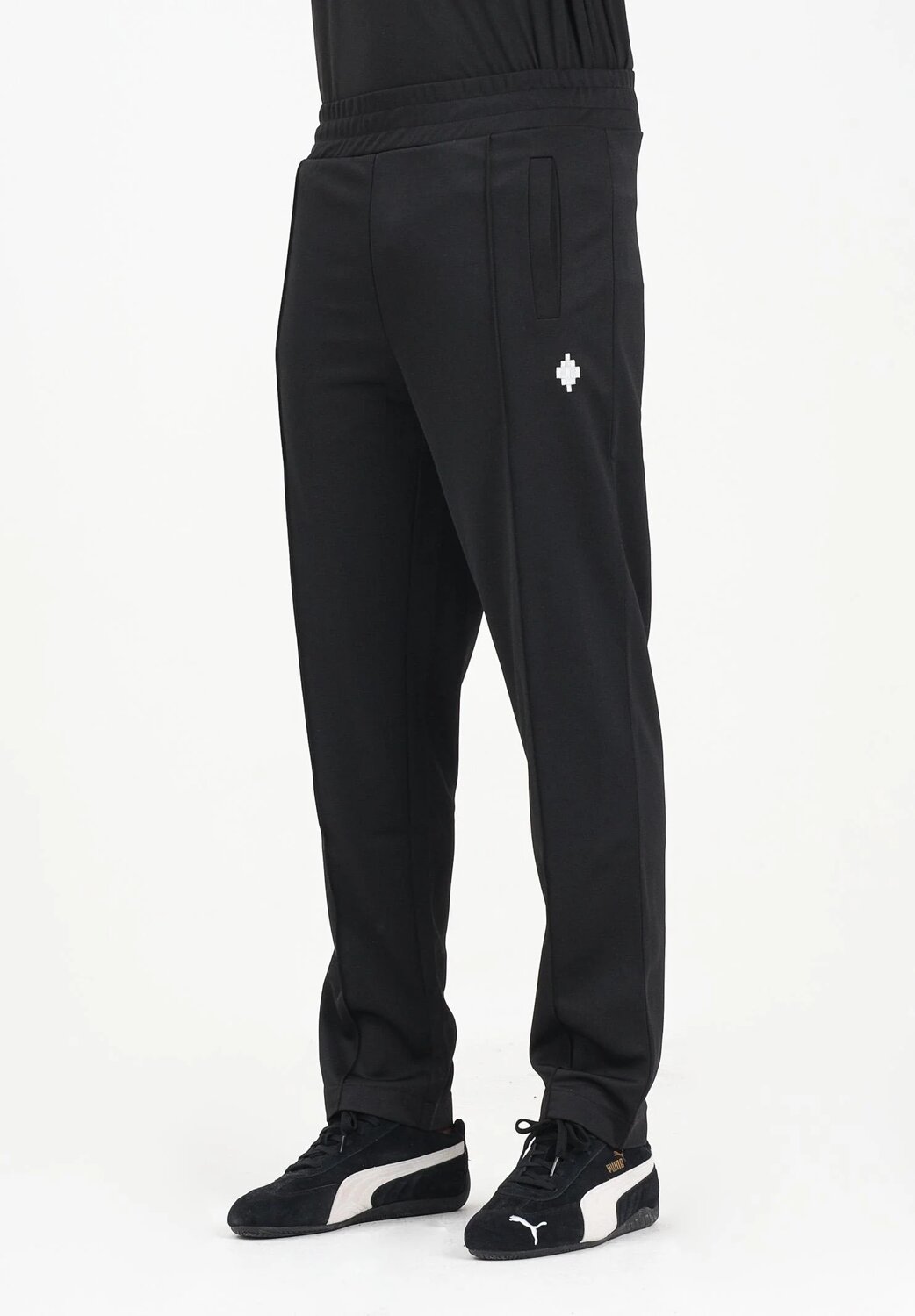 COUNTY OF MILAN - BURLON  Pantalone Triacetato Logo Retro Piccolo Uomo |  JEK PIT