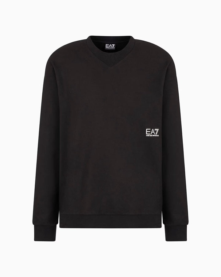 EMPORIO ARMANI EA7  Felpa Giro Logo Retro Spalla Gr Uomo |  JEK PIT