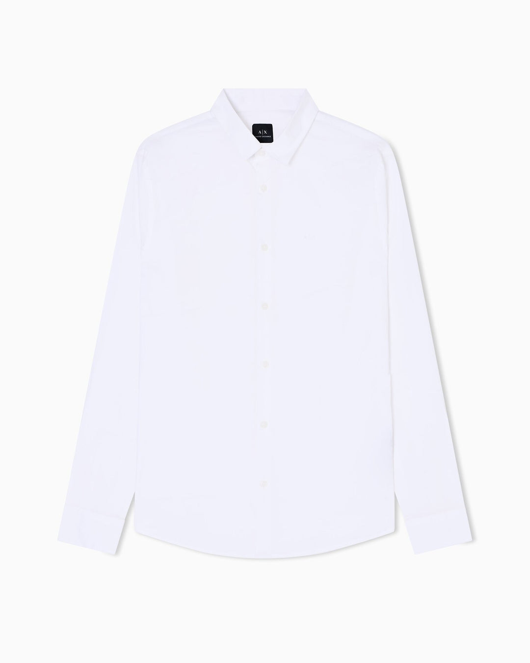 ARMANI EXCHANGE  Camicia Bottoni Scoperti Con Logo Ricamo Uomo |  JEK PIT