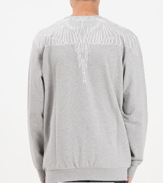 COUNTY OF MILAN - BURLON  Felpa Giro Aquila Geometrica Uomo |  JEK PIT