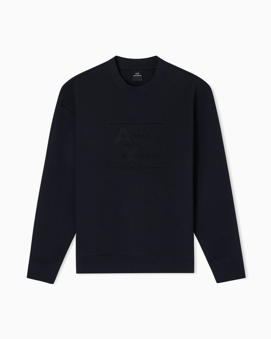 ARMANI EXCHANGE  Felpa Giro Logo Embossed Uomo |  JEK PIT