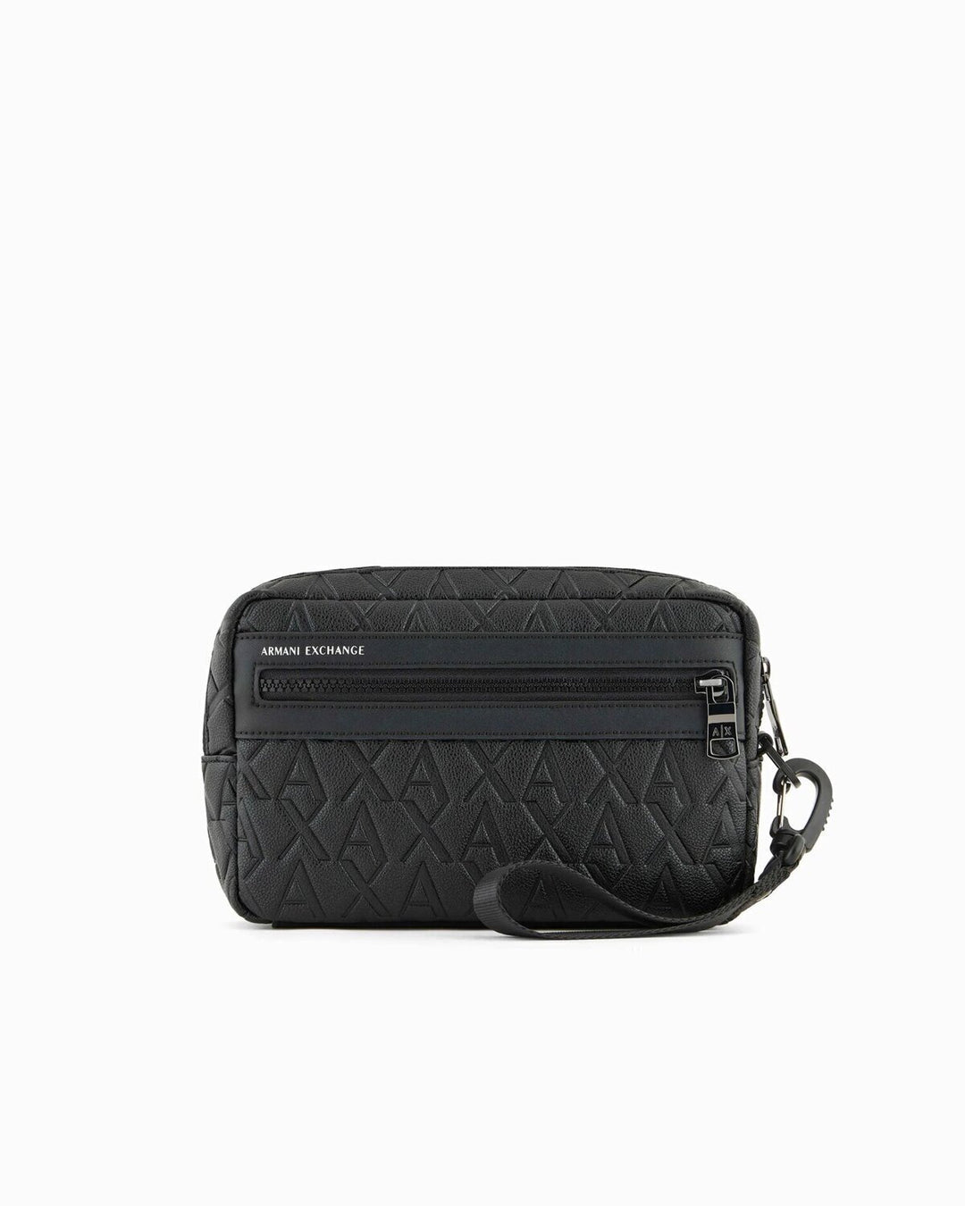ARMANI EXCHANGE  Pochette Pelle 2 Zip Logo Allover Uomo |  JEK PIT
