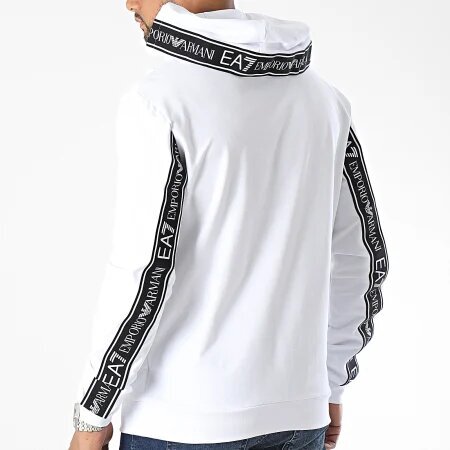 EMPORIO ARMANI EA7  Felpa Cappuccio Patch Banda Uomo |  JEK PIT