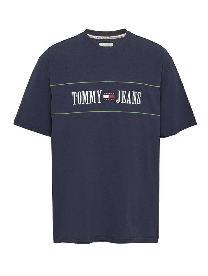 TOMMY JEANS  t-Shirt Con Logo Ricamato Uomo |  JEK PIT