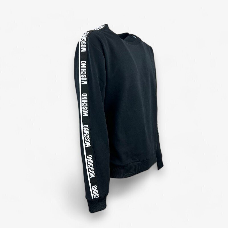 FELPA GIRO LOGO BANDA GR MOSCHINO | JEK PIT