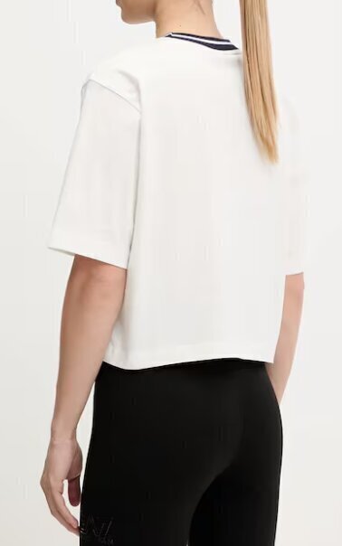 EMPORIO ARMANI EA7  t-Shirt Train Club House Logo Ricam. Donna |  JEK PIT