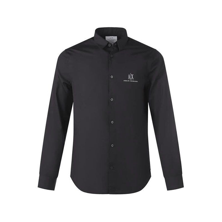 ARMANI EXCHANGE  Camicia Con Logo Ricamato Uomo |  JEK PIT