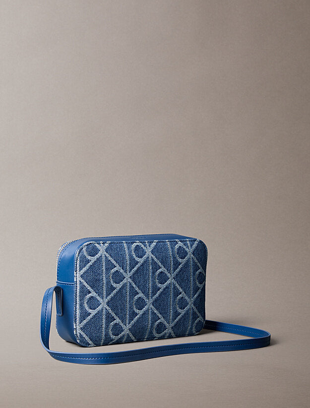 CALVIN KLEIN  Borsa In Denim Camera Allover Donna |  JEK PIT