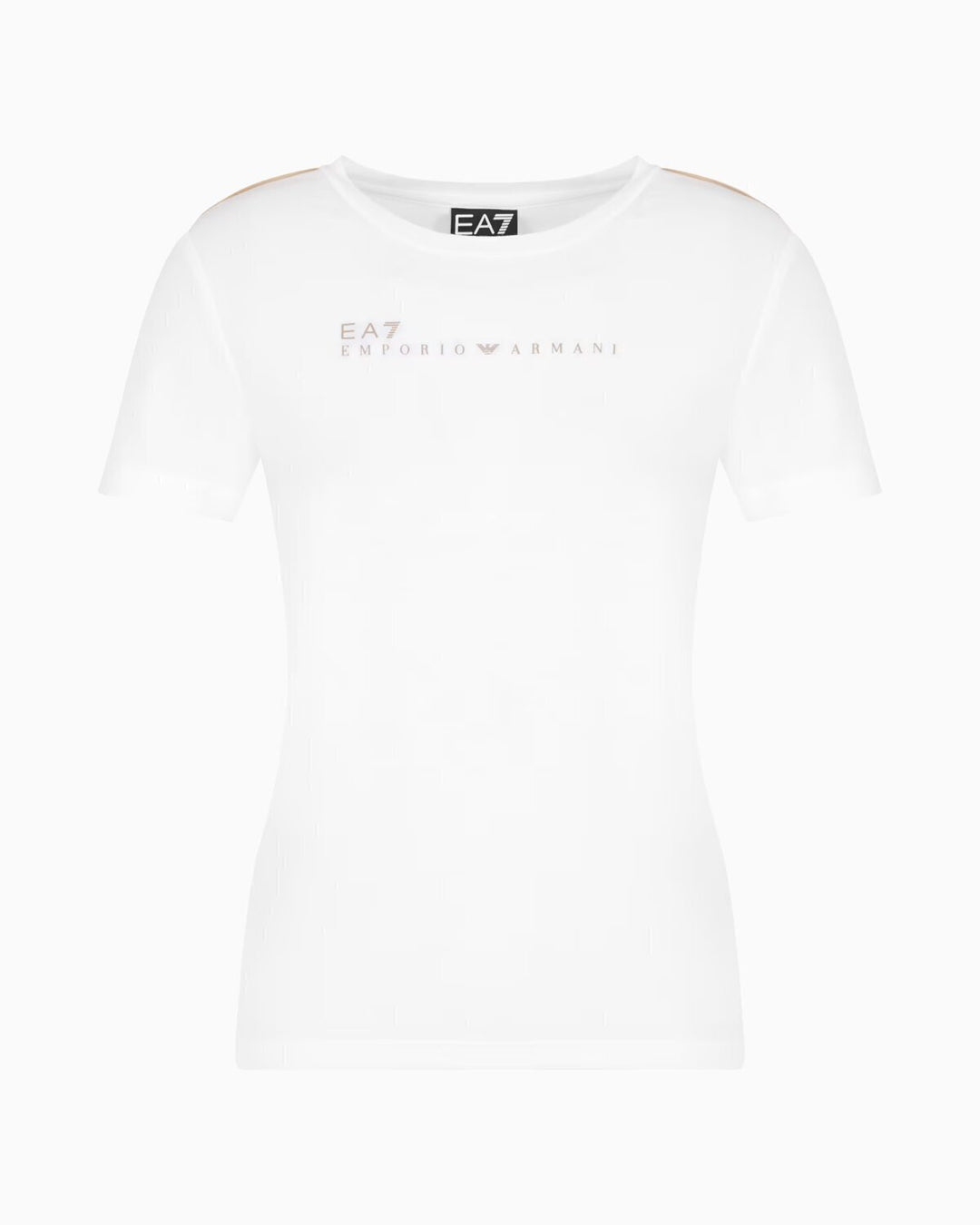 EMPORIO ARMANI EA7  t-Shirt Natural Ventus7 Logo Pc Donna |  JEK PIT