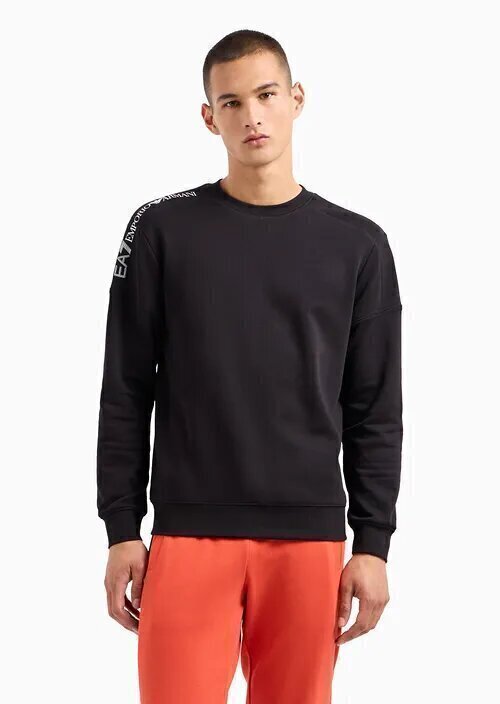 EMPORIO ARMANI EA7  Felpa Giro Logo Spalla Uomo |  JEK PIT