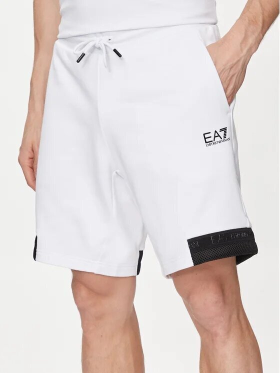 EMPORIO ARMANI EA7  Bermuda Felpa Logo Pc e Bordo Uomo |  JEK PIT