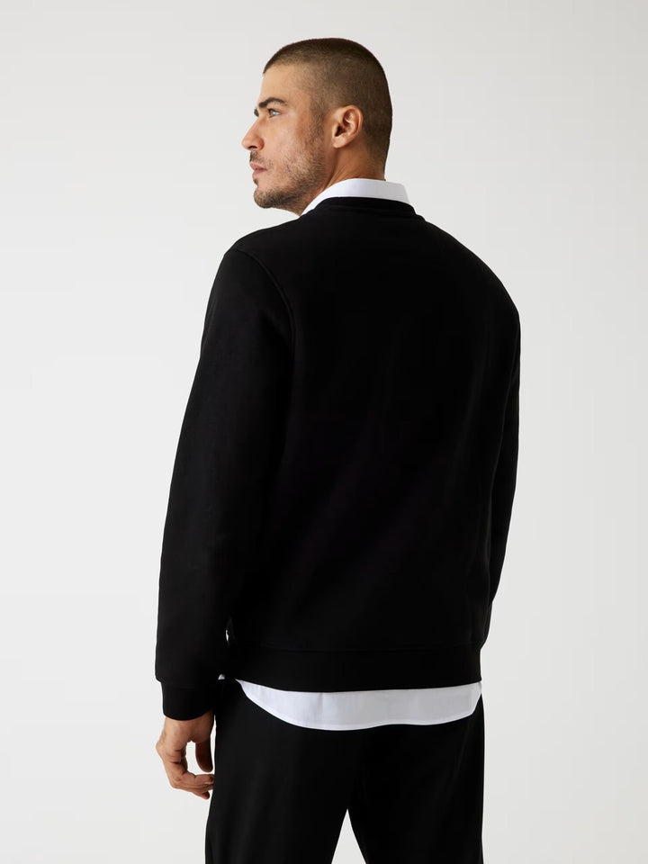 GUESS  Felpa a Giro Logo Ricamato Grande Uomo |  JEK PIT