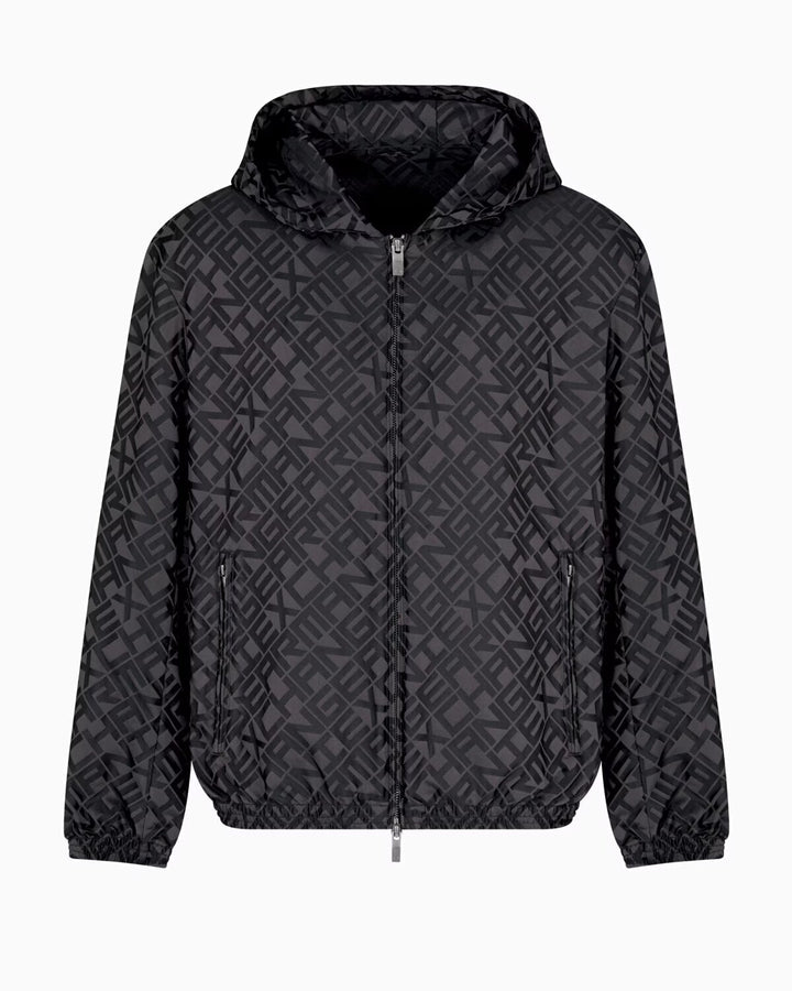 ARMANI EXCHANGE  Giubbino Capp. Doppia Zip Logo Allover Uomo |  JEK PIT