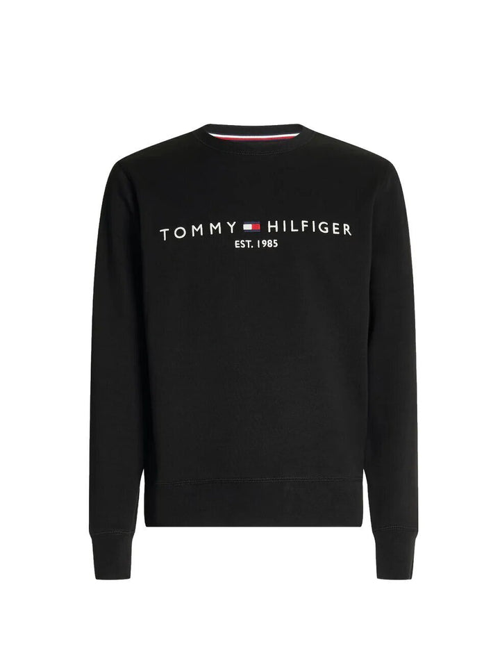 TOMMY HILFIGER  Felpa Giro Con Logo Ricamto Uomo |  JEK PIT