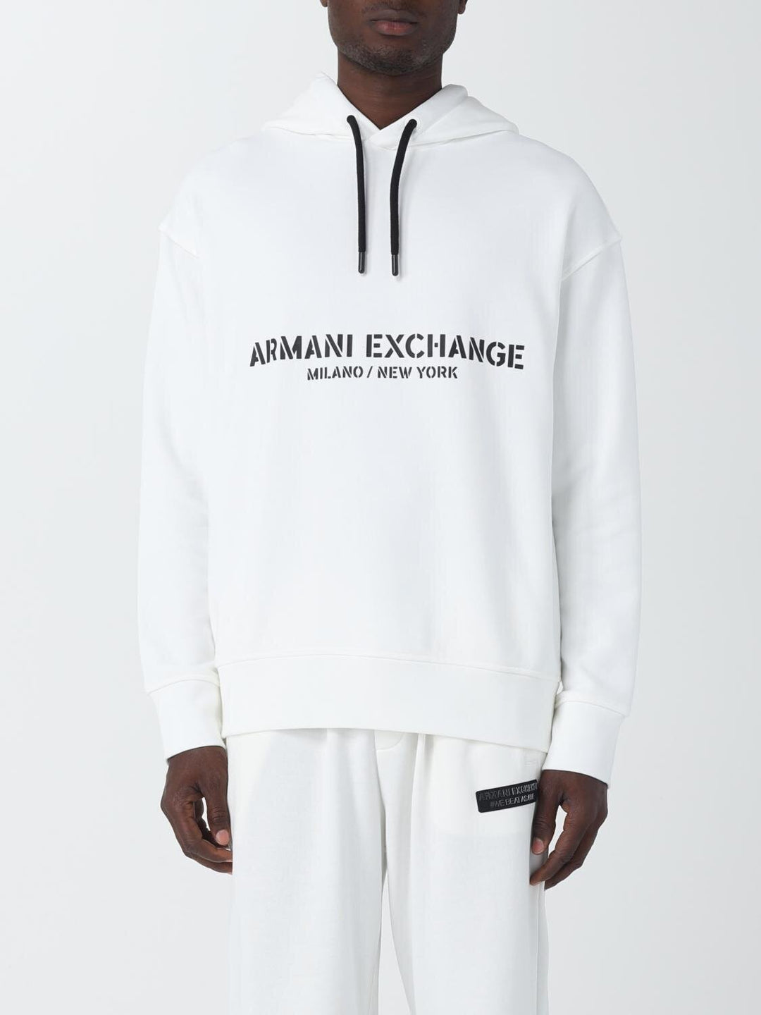 ARMANI EXCHANGE  Felpa Stampa In Gomma Centrale Uomo |  JEK PIT