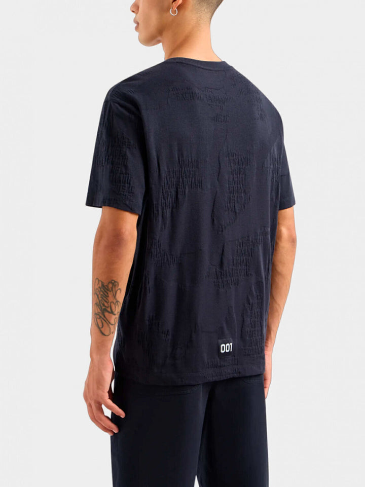 T-Shirt Logo-Disegno Su Tinta Uomo - JEK PIT