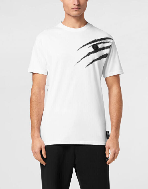 T-Shirt Round Neck Logo Fronte-Retro Uomo - JEK PIT