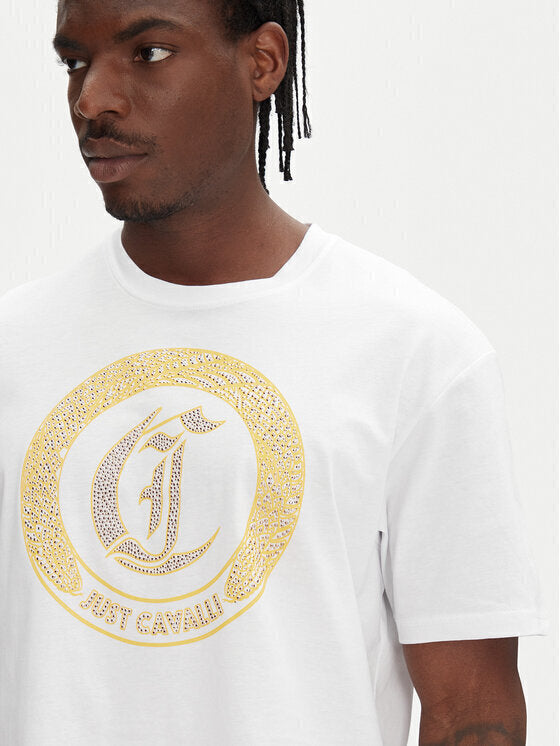 JUST CAVALLI  t-Shirt Logo Round Studs Gr Uomo |  JEK PIT