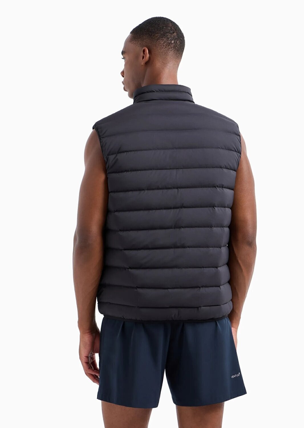 EMPORIO ARMANI EA7  Piumino Smanicato Logo Gommato Uomo |  JEK PIT