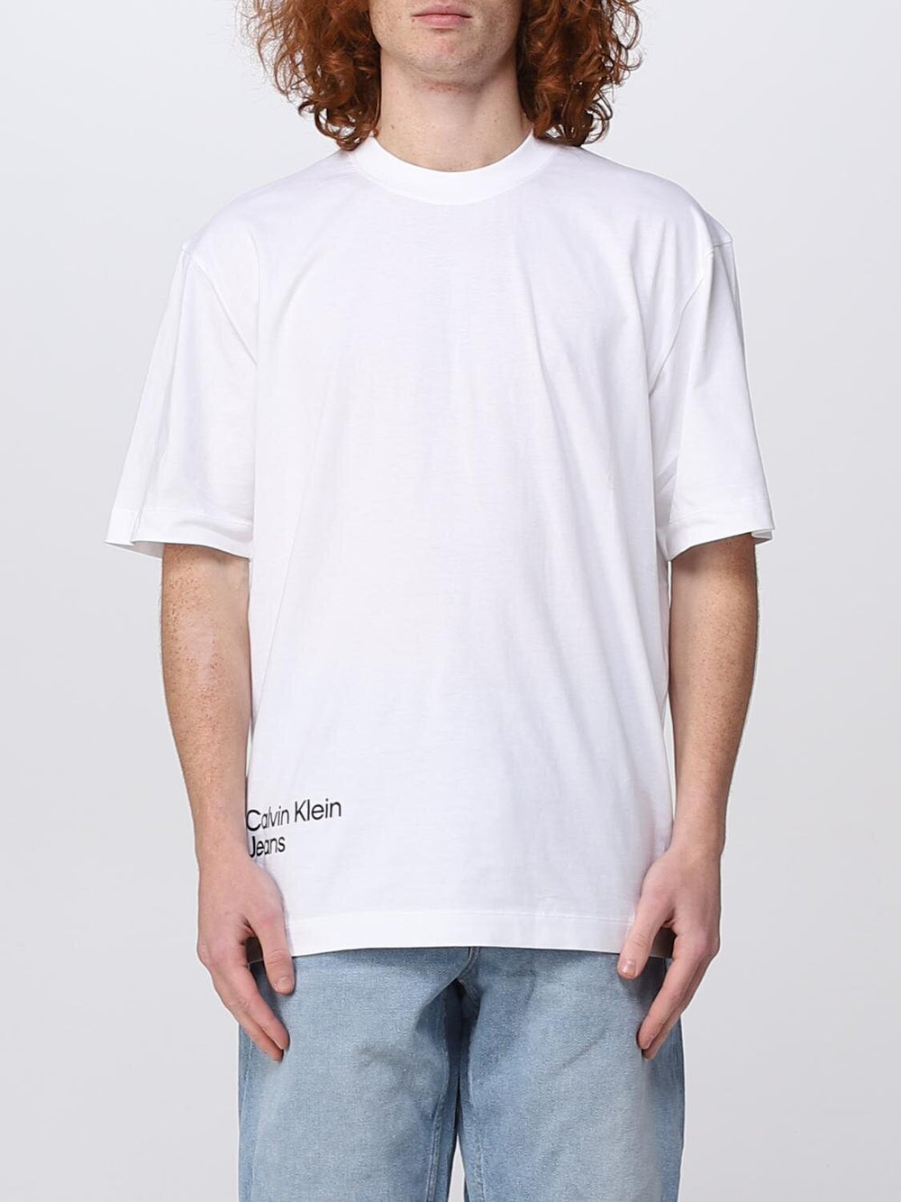 CALVIN KLEIN  t-Shirt Stampa Spray Sul Retro Uomo |  JEK PIT