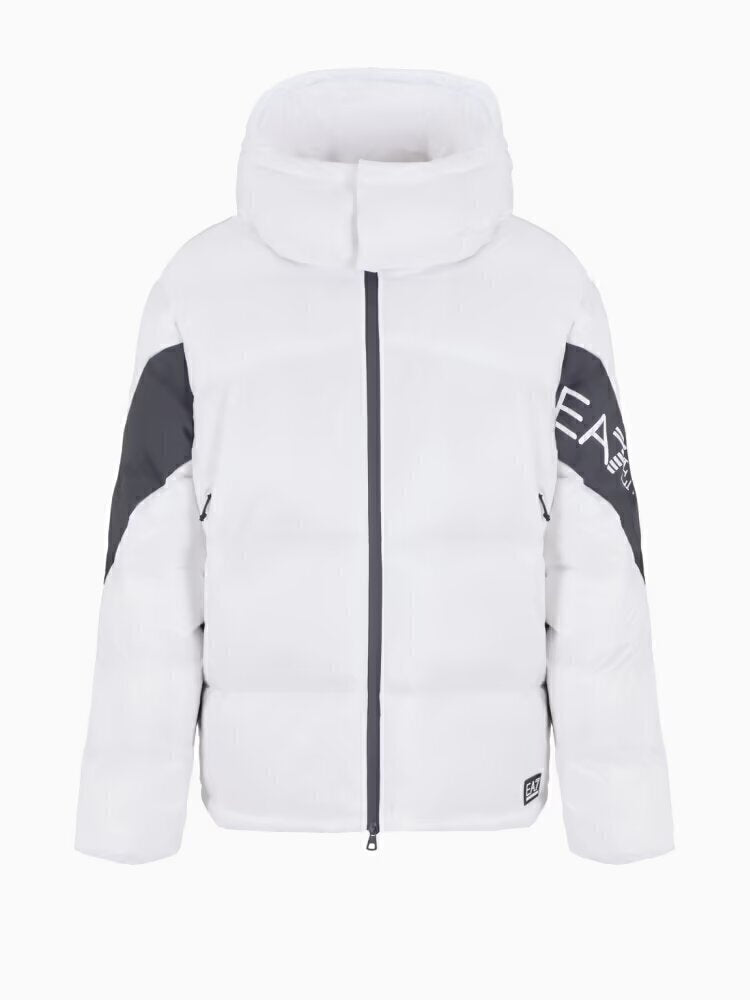 EMPORIO ARMANI EA7  Piumino Capp. Logo Manica Gr Uomo |  JEK PIT