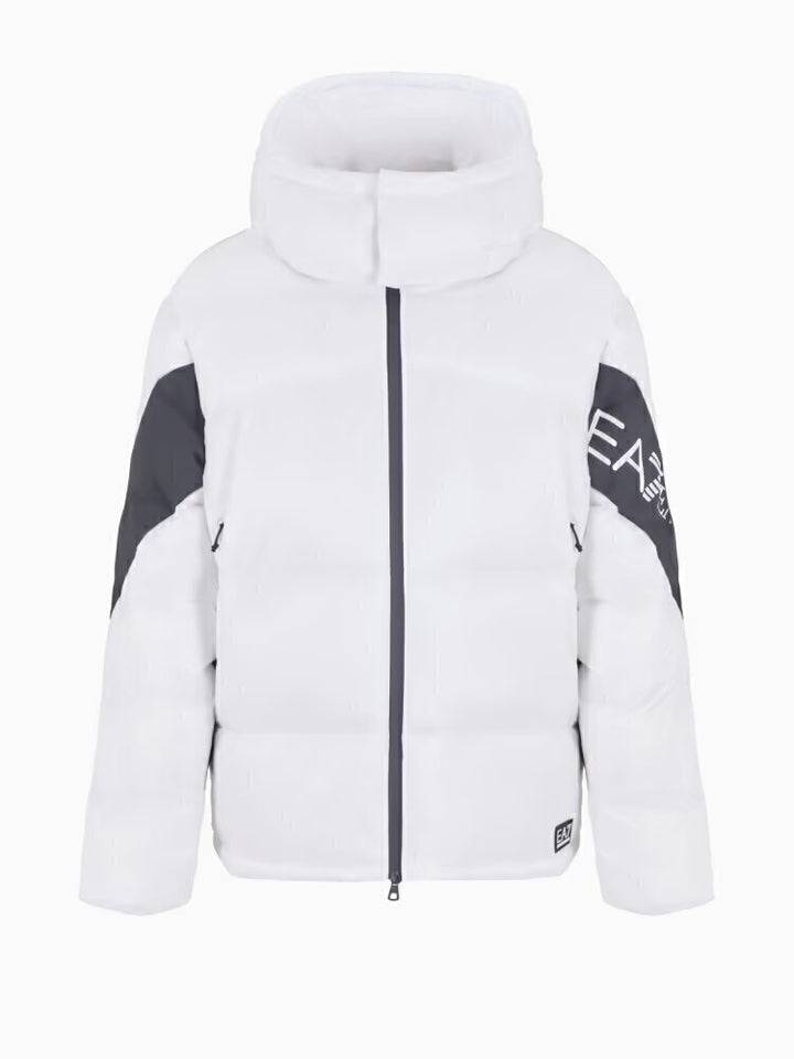 EMPORIO ARMANI EA7  Piumino Capp. Logo Manica Gr Uomo |  JEK PIT