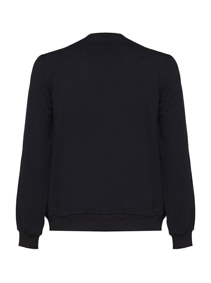 JOHN RICHMOND  Felpa Logo Borchie e Brillantini Uomo |  JEK PIT