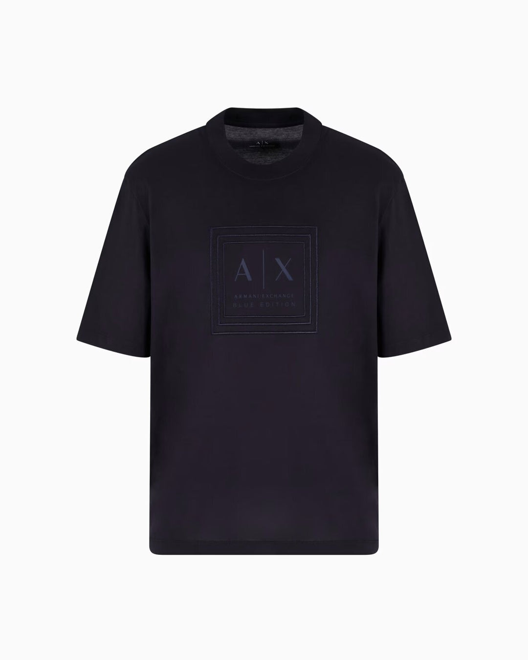 ARMANI EXCHANGE  t-Shirt Logo Triplo Riquadro Ricamato Uomo |  JEK PIT