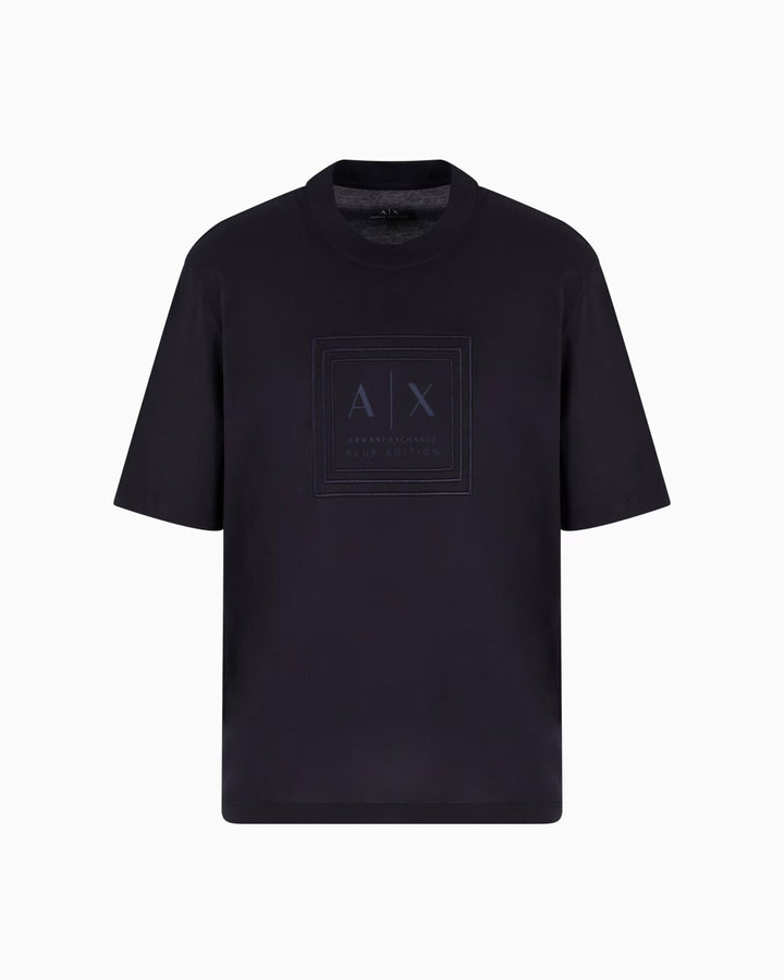 ARMANI EXCHANGE  t-Shirt Logo Triplo Riquadro Ricamato Uomo |  JEK PIT