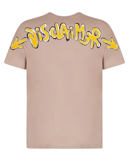 DISCLAIMER  t-Shirt Doppio Logo Fronte-Retro Uomo |  JEK PIT
