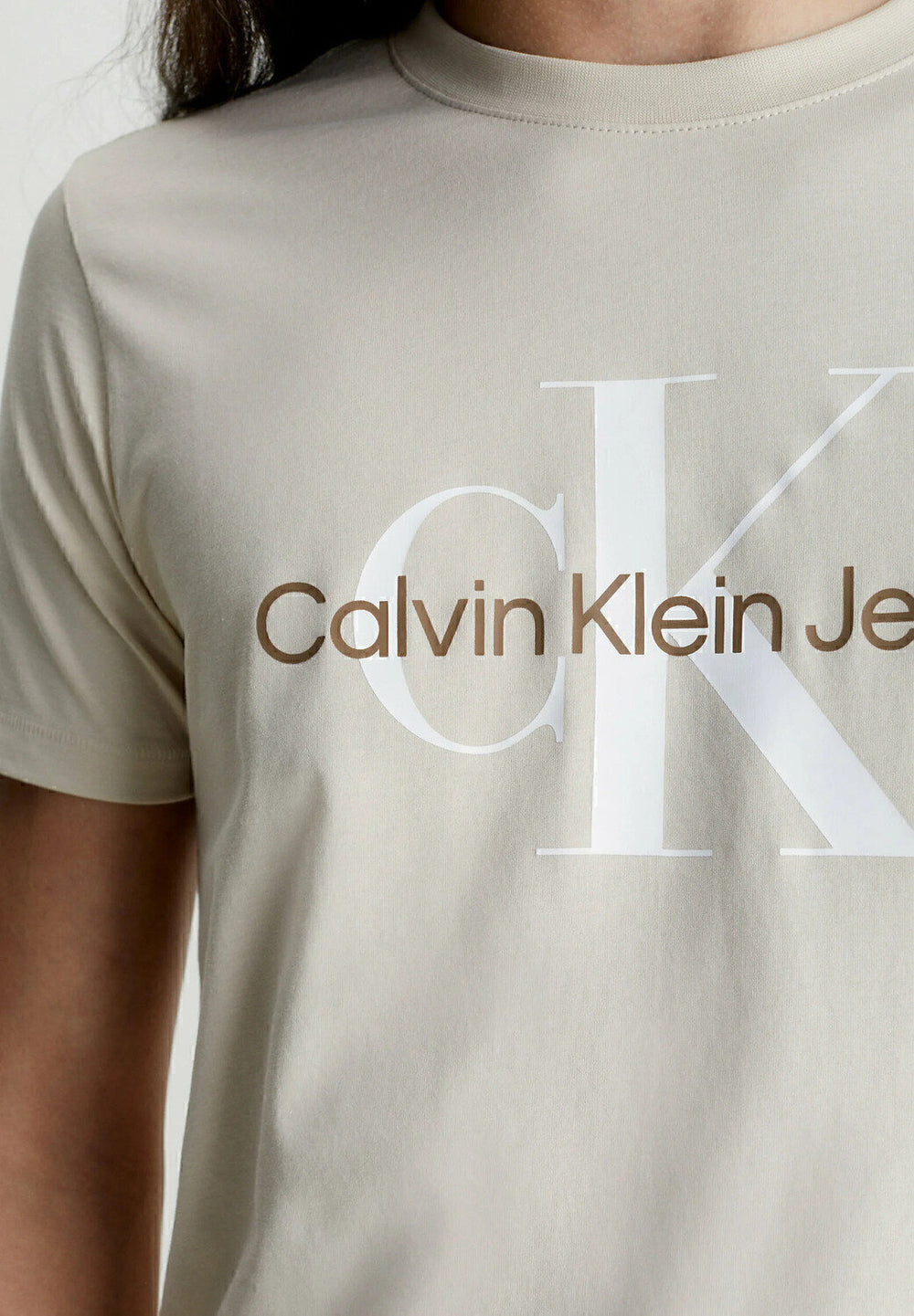 CALVIN KLEIN  t-Shirt Con Logo Centrale Uomo |  JEK PIT
