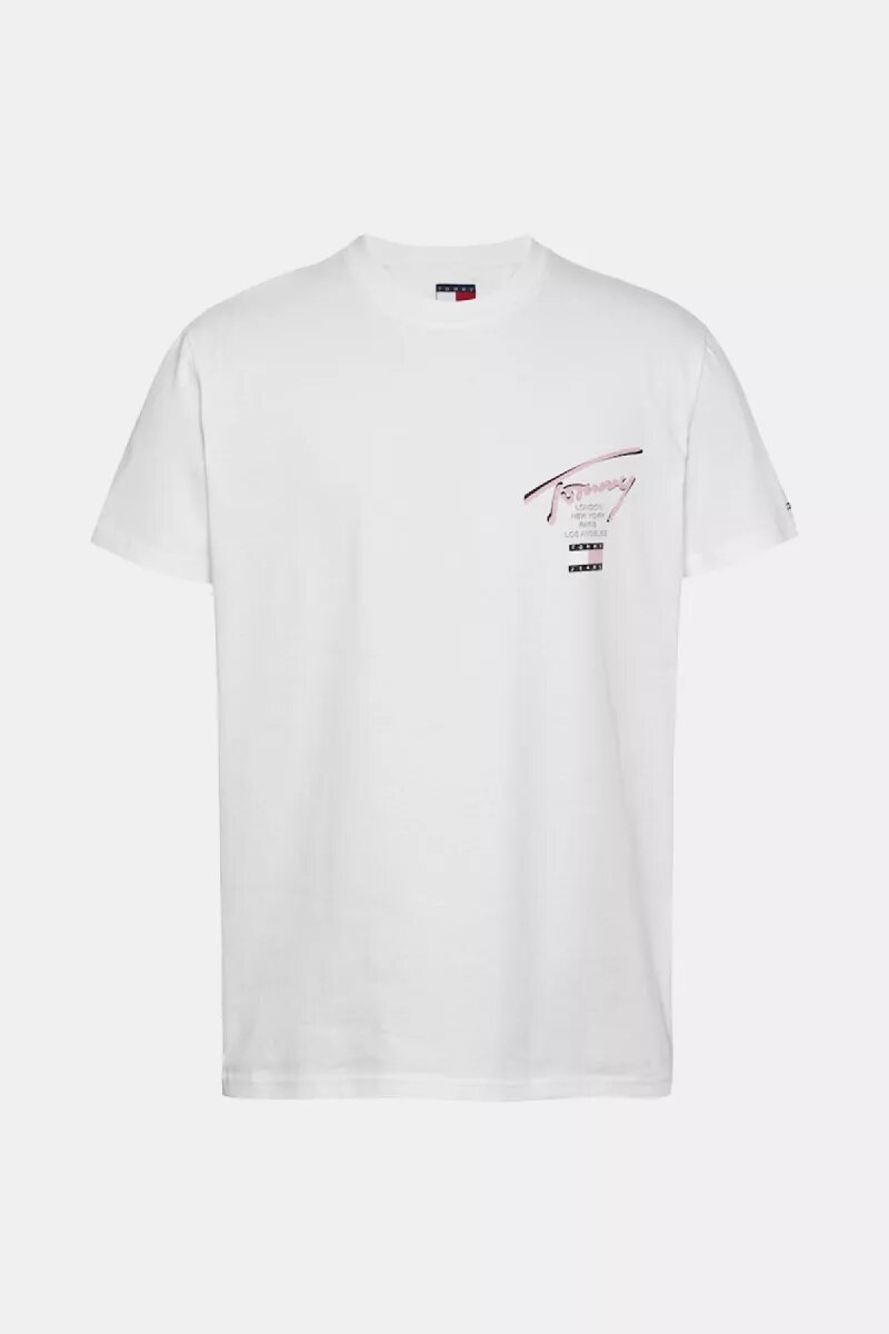 TOMMY JEANS  t-Shirt Basic Logo Bandierina Uomo |  JEK PIT