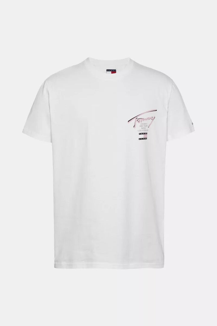 TOMMY JEANS  t-Shirt Basic Logo Bandierina Uomo |  JEK PIT