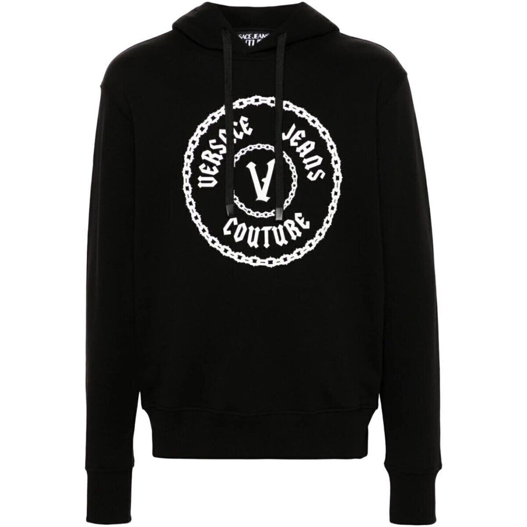 VERSACE JEANS  Felpa Capp. Fleece Brushed Catene Uomo |  JEK PIT