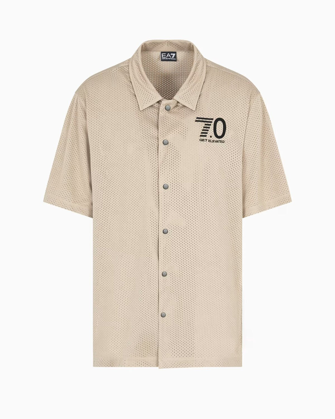 EMPORIO ARMANI EA7  Camicia Manica C. Train 7.0 Traforata Uomo |  JEK PIT