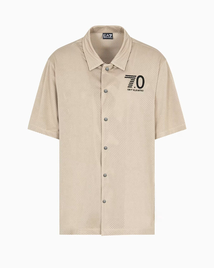 EMPORIO ARMANI EA7  Camicia Manica C. Train 7.0 Traforata Uomo |  JEK PIT
