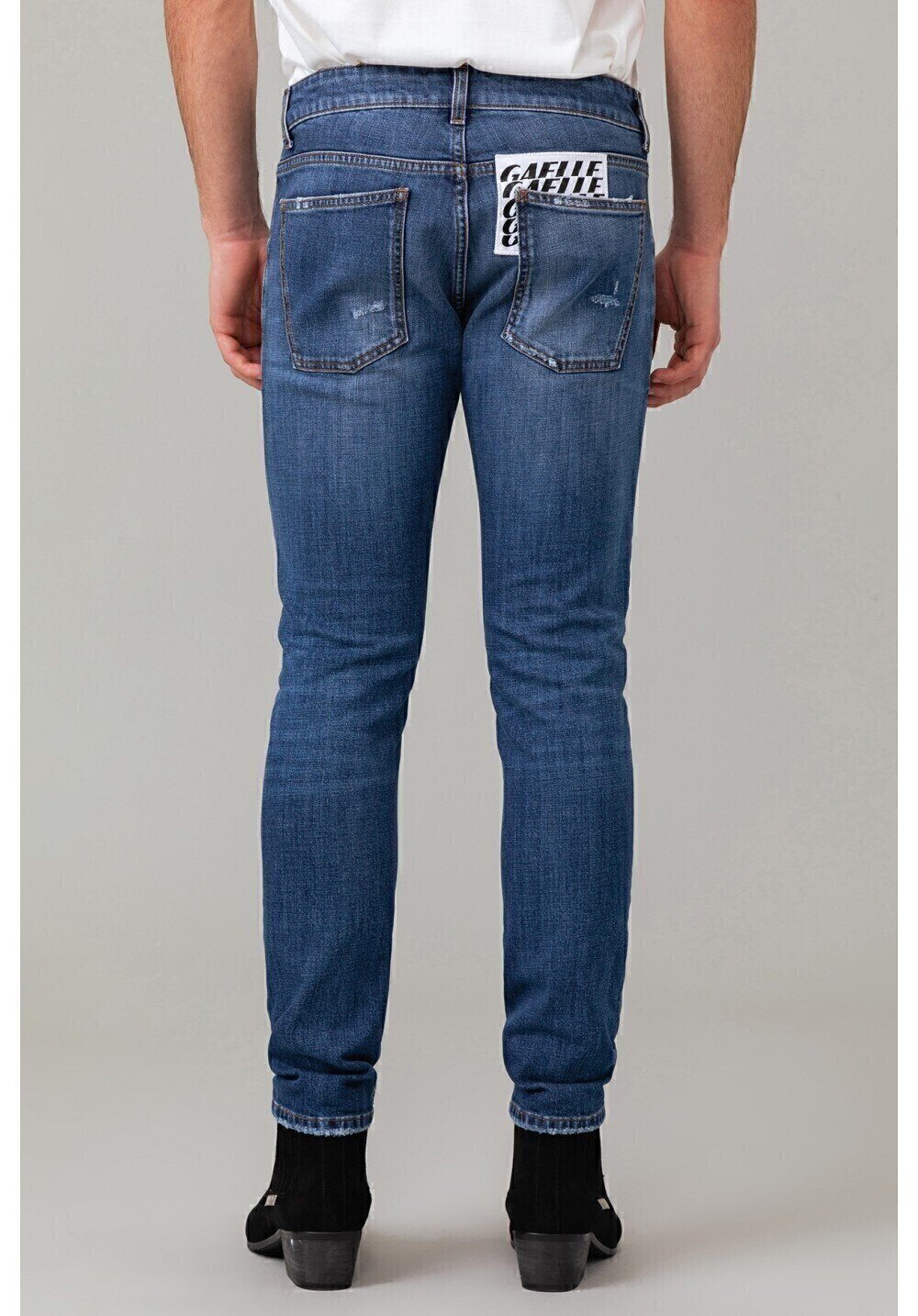GAELLE  Jeans Slim Fit Con Etk Logata Uomo |  JEK PIT