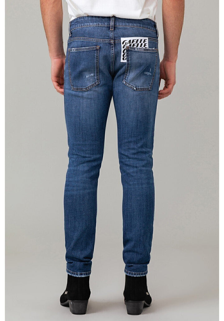 GAELLE  Jeans Slim Fit Con Etk Logata Uomo |  JEK PIT