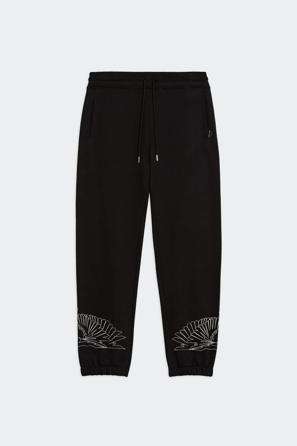 COUNTY OF MILAN - BURLON  Pantalone In Felpa Logo Aquila Fondo Uomo |  JEK PIT