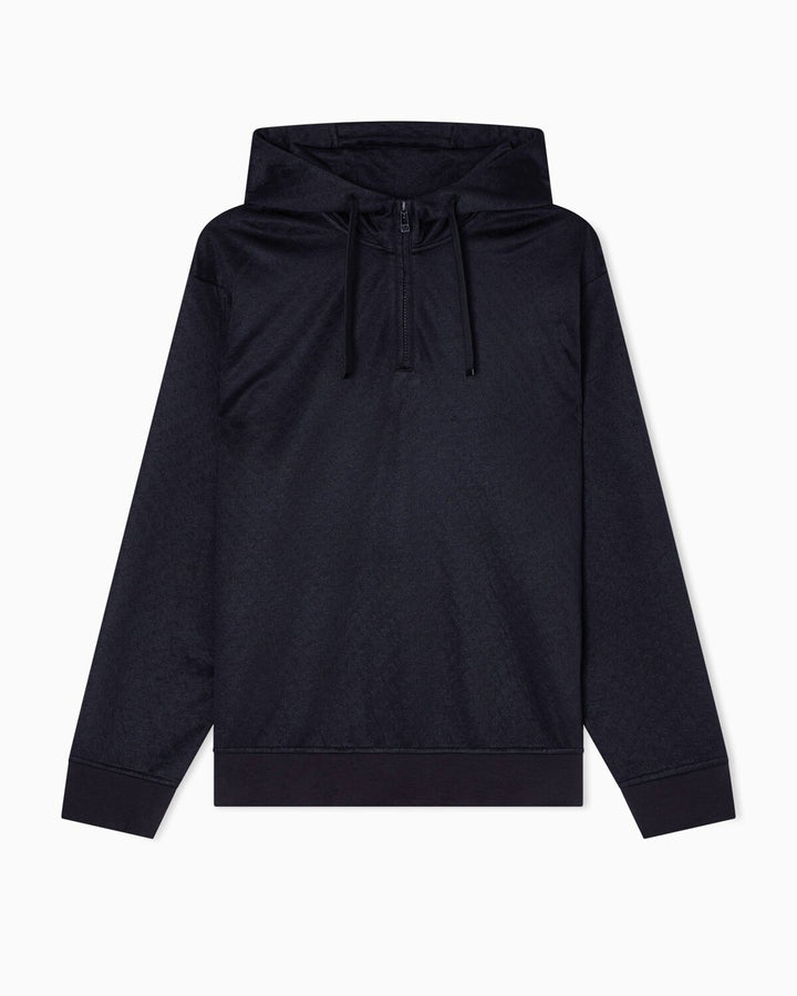 ARMANI EXCHANGE  Felpa Con Cappuccio Allover Series Uomo |  JEK PIT