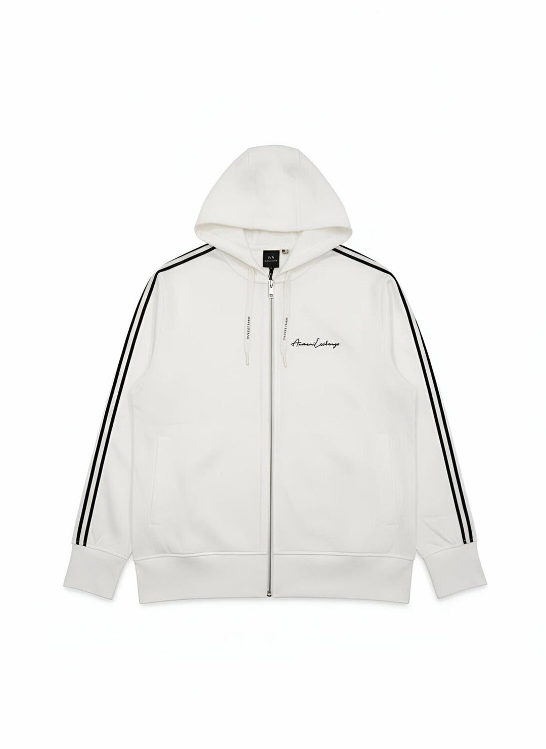 ARMANI EXCHANGE  Felpa Con Zip Con Scritta In Corsivo Uomo |  JEK PIT