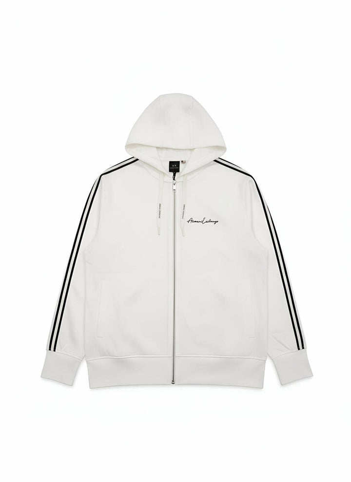 ARMANI EXCHANGE  Felpa Con Zip Con Scritta In Corsivo Uomo |  JEK PIT