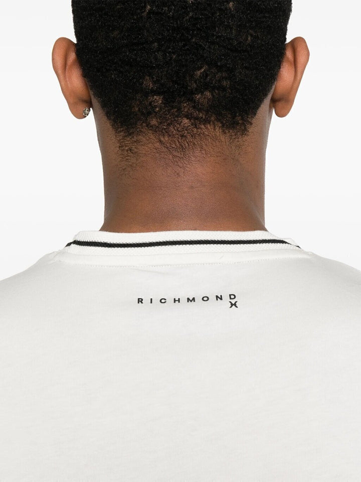 T-Shirt Con Riga Su Collo Uomo - JEK PIT