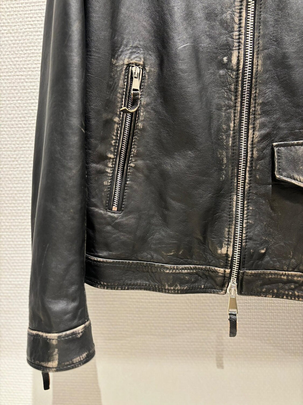 FRANK CIARLY  Giubbino Pelle Biker Zip Uomo |  JEK PIT