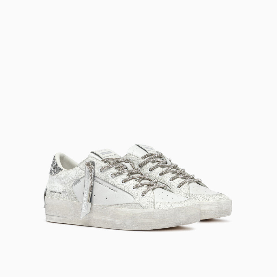 CRIME LONDON  Sneakers Vintage Lacci e Retro Strass Donna |  JEK PIT