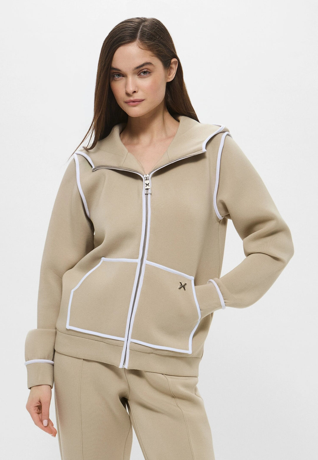 JOHN RICHMOND X  Felpa Capp. Neoprene Tasconi Donna |  JEK PIT