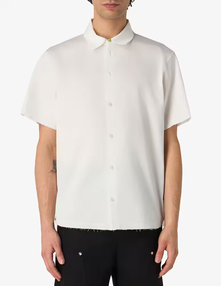 DISCLAIMER  Camicia In Popeline Stampa Retro Gr Uomo |  JEK PIT