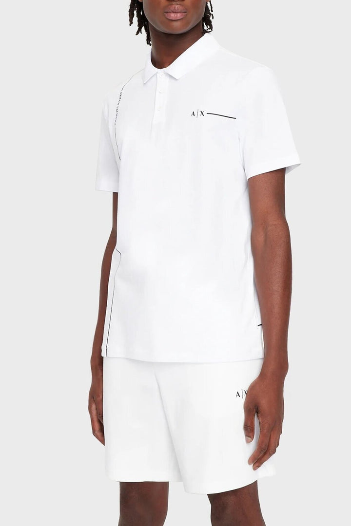 ARMANI EXCHANGE  Polo Logo Linea Laterale Vert. Uomo |  JEK PIT